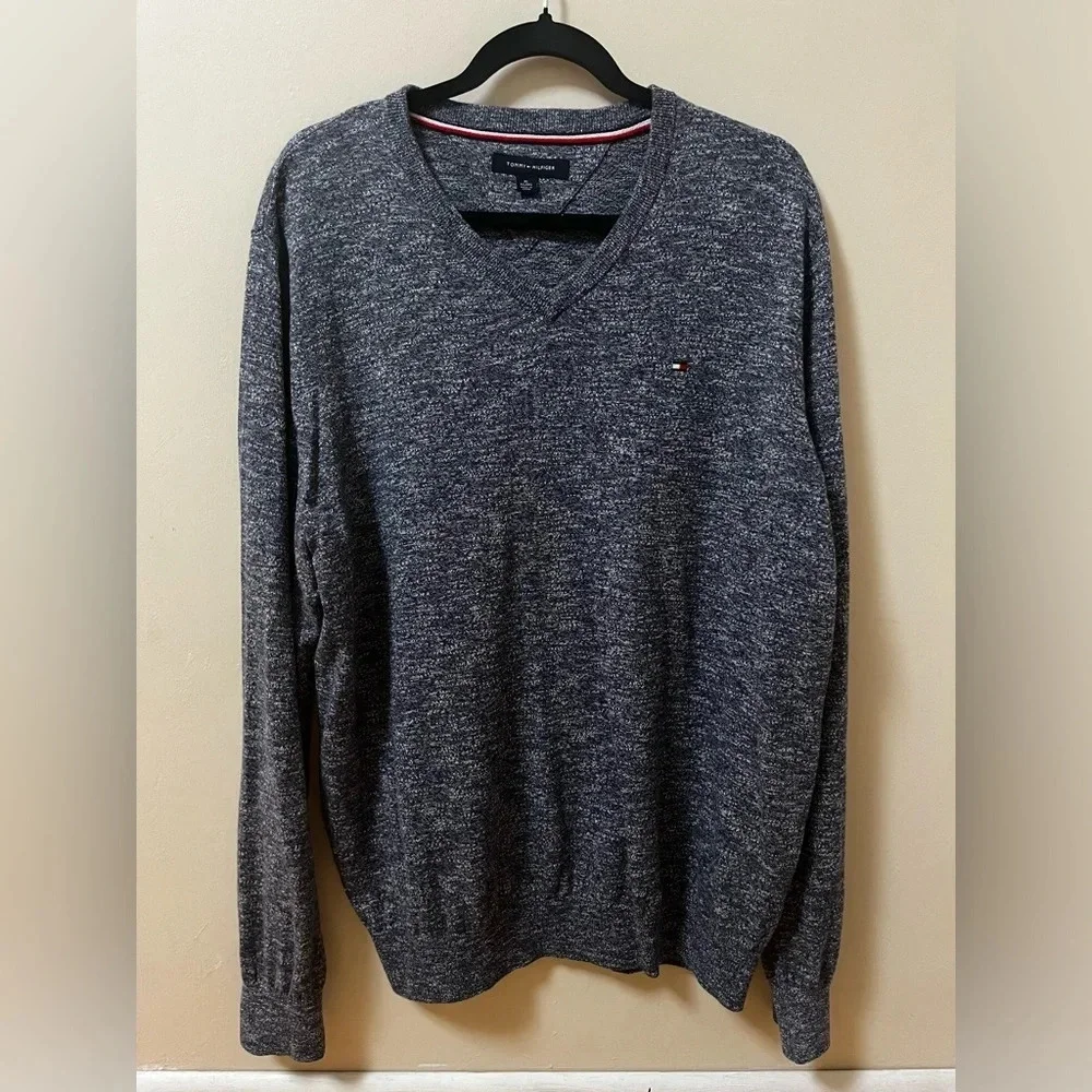 Tommy Hilfiger Pull Over Sweater- Blue- Men’s XL
